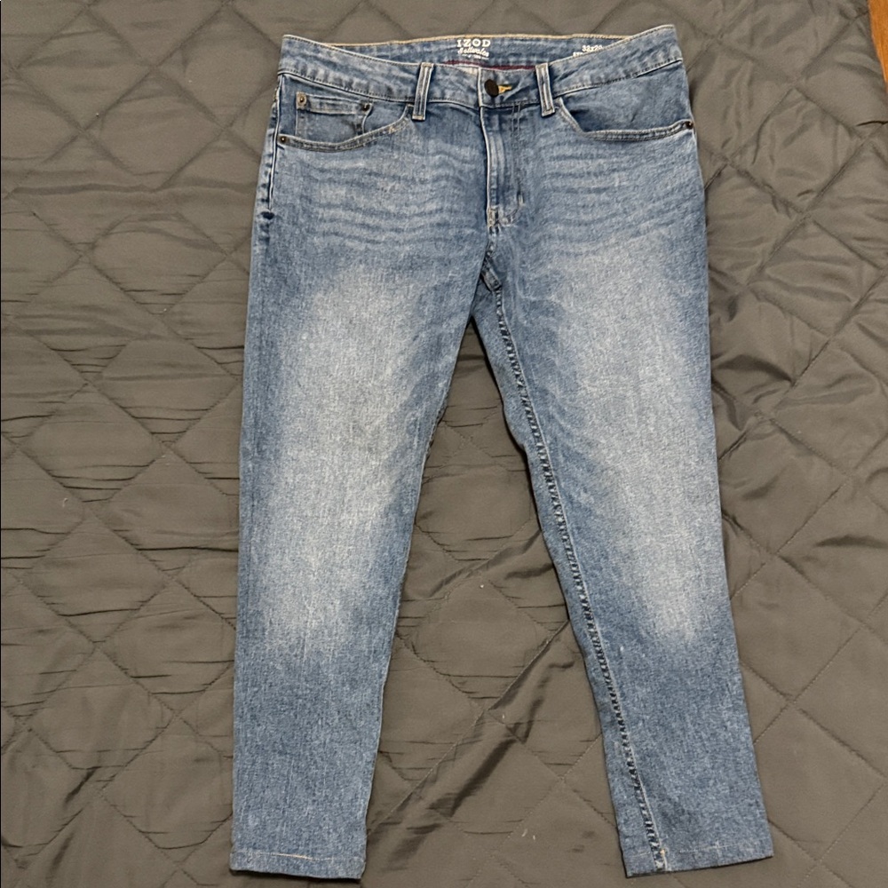Izod Men's Classic Blue Straight Jeans